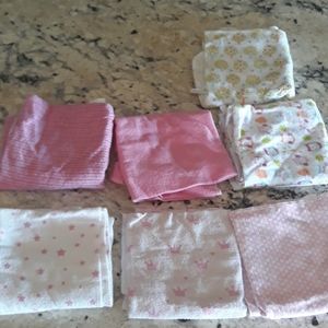 7 receiving blankets